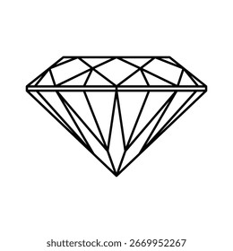 Die Illustration des großen Diamanten