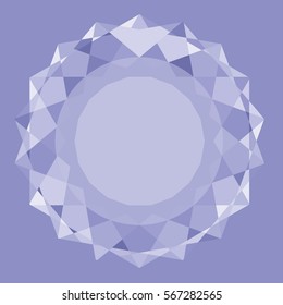 (illustration) the big diamond, purple diamond element