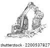 bulldozer sketch