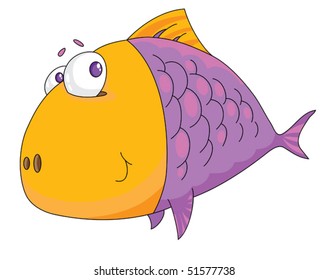 Illustration of big fish