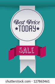 Illustration of Big Sale Icons and Labels, vector illustration