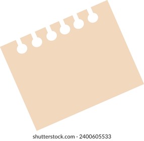 ilustración de papel encuadernador, icono plano con un tema de elemento escolar