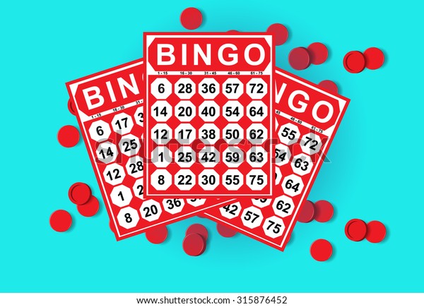 Illustration Bingo Card Game Stock Vector Royalty Free 315876452