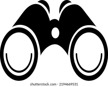 Illustration of binoculars icon on white background. Vector.eps
