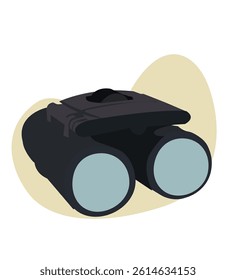  illustration of binoculars. Binoculars vector 
