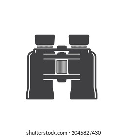 illustration of binoculars, vector art.