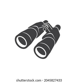 illustration of binoculars, vector art.
