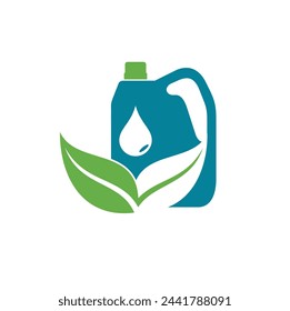 illustration of biofuel, biofuel symbol, vector art. svg