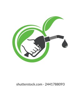 illustration of biofuel, biofuel symbol, vector art.