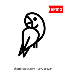illustration of bird flat icon
