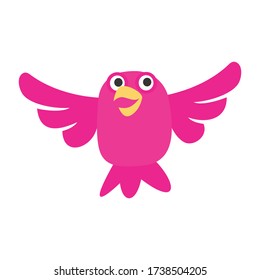 illustration of bird flying, vector design, fully editable
