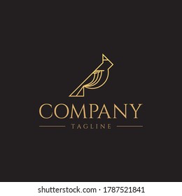 illustration bird logo vector design