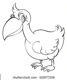 illustration of a bird outline