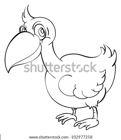 illustration of a bird outline