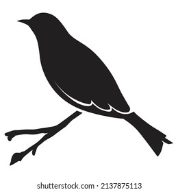 illustration of a bird, vector art