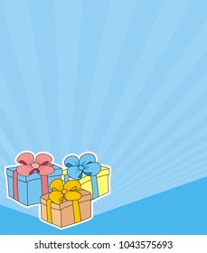 illustration of birthday card