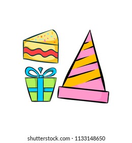Illustration birthday element