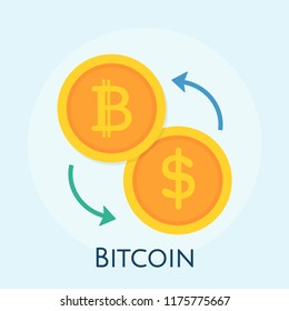 Ilustración del concepto de bitcoína