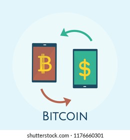 Illustration of bitcoin concept