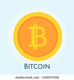 Ilustración del concepto de bitcoína