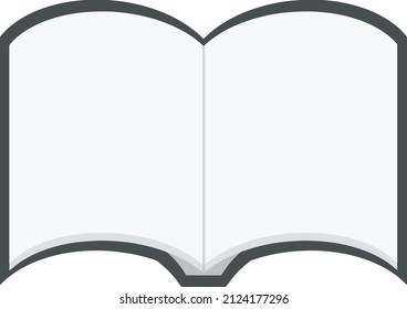Ilustración de un marco de libro negro