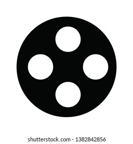 illustration of black circle icon