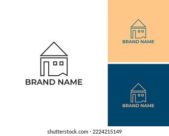 ILLUSTRATION BLACK COLOR HOUSE. BUILDING ARCHITECTURE SIMPLE MINIMALIST LOGO ICON DESIGN VECTOR. GOOD FOR REAL ESTATE, PROPERTY INSDUSTRY