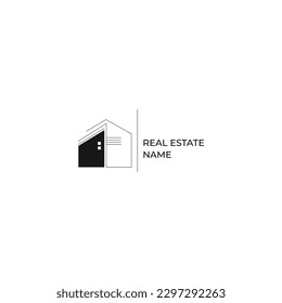 ILLUSTRATION BLACK COLOR HOUSE. BUILDING ARCHITECTURE SIMPLE MINIMALIST LOGO ICON DESIGN VECTOR. GOOD FOR REAL ESTATE, PROPERTY INSDUSTRY