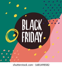 illustration Black friday sale deals	