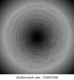 Illustration of black hole