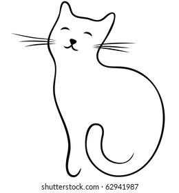 103,607 Cat line drawing Images, Stock Photos & Vectors | Shutterstock