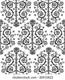 ilustración con fondo negro sobre blanco
