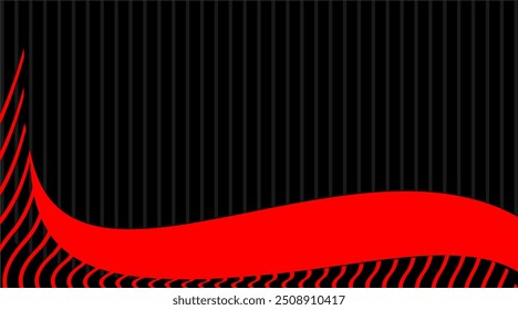 ILLUSTRATION OF BLACK AND RED BACKGROUND MADE BY CORELDRAW