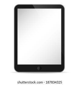 Illustration of black tablet 