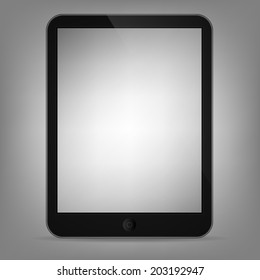 Illustration of black tablet 