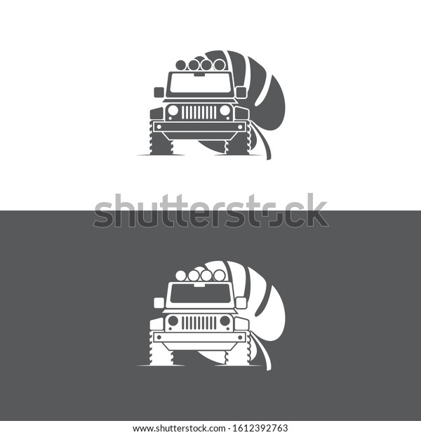 illustration of a\
black and white forest car\
picture