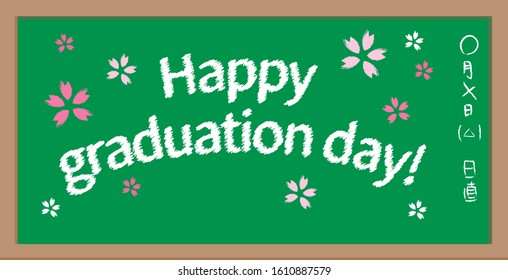 Illustration of a blackboard in the classroom