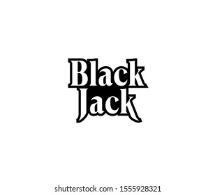 Illustration Blackjack Logo For Online Casino Mobile Phone App. Banner With Twenty-One Logo. Online Blackjack Mobile Phone App. Twenty-One Jackpot Poster