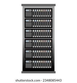 It is an illustration of a blade -type server.