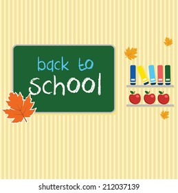 Illustration Blank Board Back School Stock Vector (Royalty Free ...