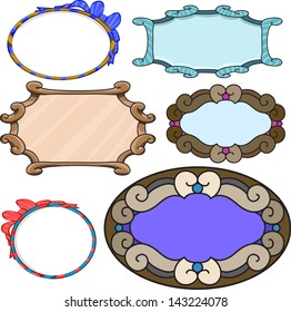 Illustration of Blank Store Product Labels