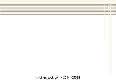 An illustration of the blinds.
