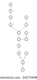 illustration of Blockchain formation.The main chain black consists of the longest series of blocks from the genesis block blue to the current block. Orphan blocks green exist outside of the main chain