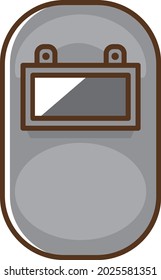 Illustration of a blower-vacuum unit seen from the side