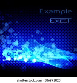 Illustration blue abstract background, eps10