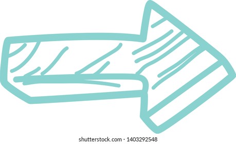 illustration of blue arrow icon