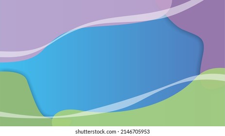 ilustración de un fondo azul con líneas onduladas blancas. Esta ilustración puede utilizarse como fondo para su producto o para otros fines