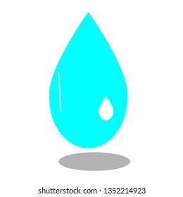 Illustration of blue dew