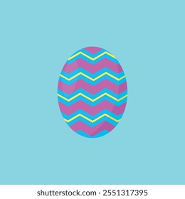 illustration of blue Easter eggs