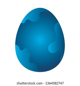 Illustration blue egg in eps.10